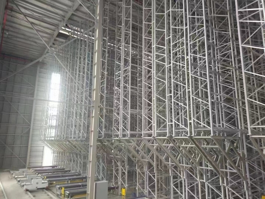 Conventional Automatic Warehouse Stacker Crane Racking System For Q235 Raw Material