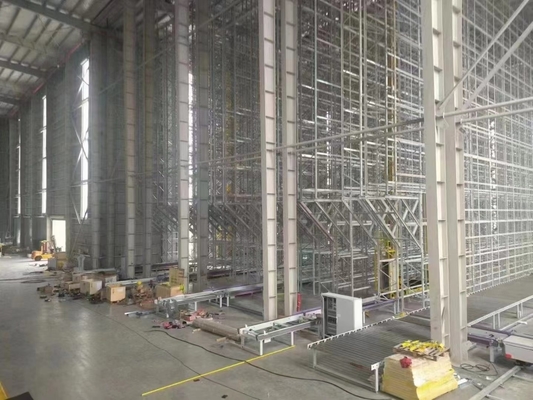 Conventional Automatic Warehouse Stacker Crane Racking System For Q235 Raw Material