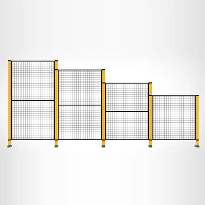 Closed Open Iron Wire Mesh Guard Workshop Isolation Fence Equipment For Robot Barrier