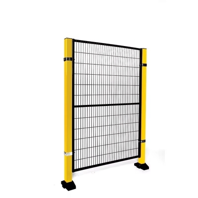 Closed Open Iron Wire Mesh Guard Workshop Isolation Fence Equipment For Robot Barrier