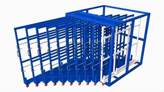 Vertical Roll Out Sheets Drawer Racking Package Gross Weight 100.000kg Customized