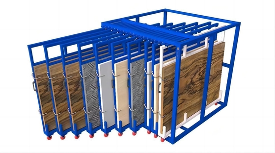 Vertical Roll Out Sheets Drawer Racking Package Gross Weight 100.000kg Customized