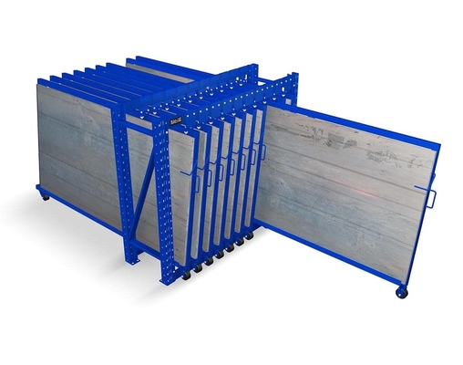 Vertical Roll Out Sheets Drawer Racking Package Gross Weight 100.000kg Customized