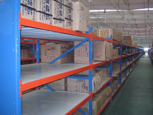 Customization Powder Coated Boltless Medium Duty Shelves Industrial Racking